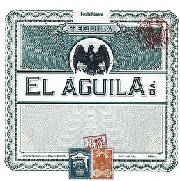 TEQUILA EL ÁGUILA CÍA. logo