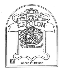 TEQUILA ESPOLON HECHO EN MEXICO logo
