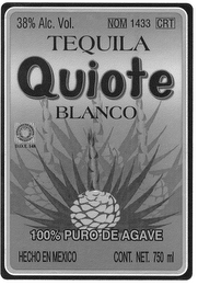 TEQUILA QUIOTE BLANCO logo