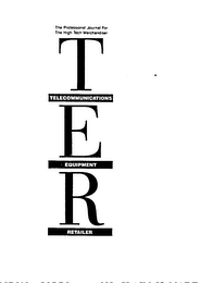 TER TELECOMMUNICATIONS EQUIPMENT RETAILER THE PROFESSIONAL JOURNAL FOR THE HIGH TECH MERCHANDISER logo