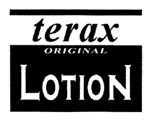 TERAX ORIGINAL LOTION logo