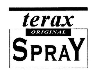 TERAX ORIGINAL SPRAY logo