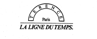 TERENCE PARIS LA LIGNE DU TEMPS. logo