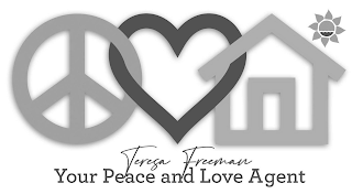 TERESA FREEMAN YOUR PEACE AND LOVE AGENT logo