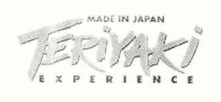 TERIYAKI EXPERIENCE MADE IN JAPAN logo