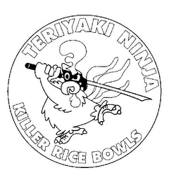 TERIYAKI NINJA KILLER RICE BOWLS logo