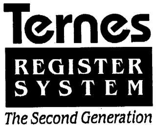 TERNES REGISTER SYSTEM THE SECOND GENERATION logo