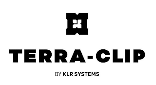 TERRA-CLIP BY KLR SYSTEMS X logo