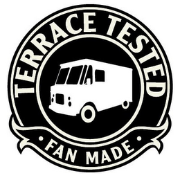TERRACE TESTED · FAN MADE · logo