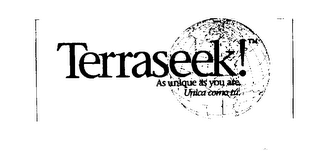 TERRASEEK! THE INDIVIDUAL'S TRAVEL COMPANION. logo