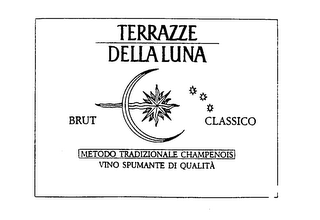 TERRAZZE DELLA LUNA BRUT CLASSICO METODO TRADIZIONALE CHAMPENOIS VINO SPUMANTE DI QUALITA logo