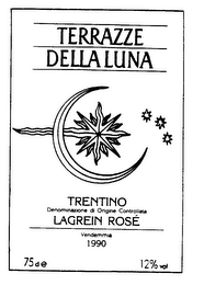 TERRAZZE DELLA LUNA TRENTINO DENOMINAZIONE DI ORIGINE CONTROLLATA LAGREIN ROSE logo