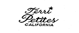 TERRI PETITES CALIFORNIA logo