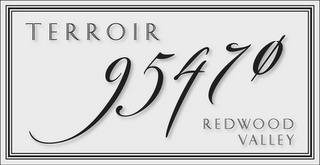 TERROIR 95470 REDWOOD VALLEY logo
