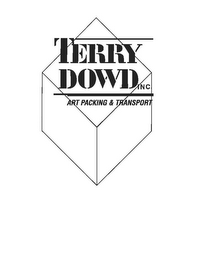 TERRY DOWD INC. ART PACKING & TRANSPORT logo