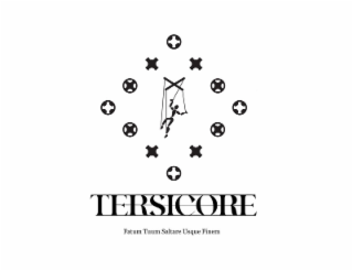 TERSICORE FATUM TUUM SALTARE USQUE FINEM logo