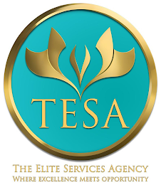 TESA THE ELITE SERVICES AGENCY WHERE EXCELLENCE MEETS OPPORTUNITY logo