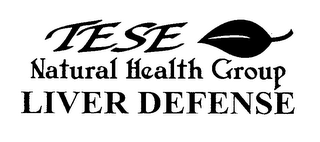 TESE NATURAL HEALTH GROUP LIVER DEFENSE logo