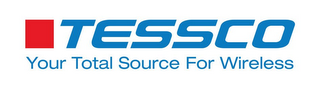 TESSCO YOUR TOTAL SOURCE FOR WIRELESS logo