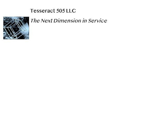 TESSERACT 505 LLC THE NEXT DIMENSION IN SERVICE logo