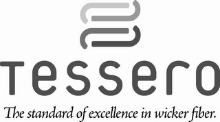 TESSERO THE STANDARD OF EXCELLENCE IN WICKER FIBER. logo