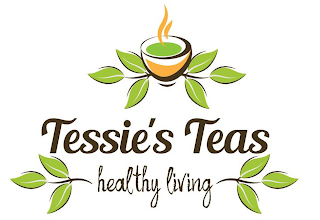 TESSIES TEAS HEALTHY LIVING logo