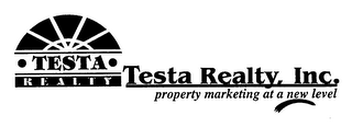 TESTA REALTY TESTA REALTY, INC. PROPERTY MARKETING AT A NEW LEVEL logo