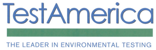 TESTAMERICA THE LEADER IN ENVIRONMENTAL TESTING logo