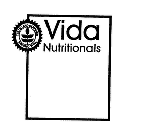 TESTED AND CERTIFIED INMUNO VITAL VIDA NUTRITIONALS logo
