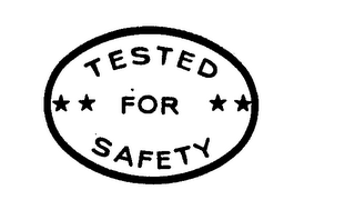 TESTED FOR SAFETY logo