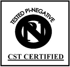 TESTED PI-NEGATIVE CST CERTIFIED logo