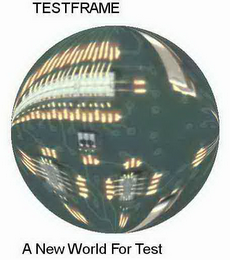 TESTFRAME A NEW WORLD FOR TEST logo