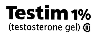 TESTIM 1% (TESTOSTERONE GEL) III logo