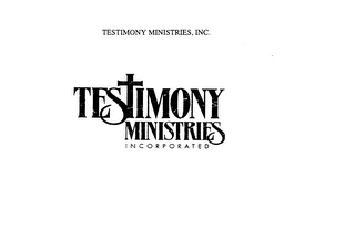 TESTIMONY MINISTRIES INCORPORATED logo