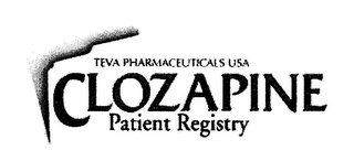 TEVA PHARMACEUTICALS USA CLOZAPINE PATIENT REGISTRY logo