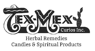 TEX-MEX CURIOS INC. HERBAL REMEDIES CANDLES & SPIRITUAL PRODUCTS logo