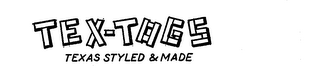 TEX-TOGS TEXAS STYLED & MADE logo