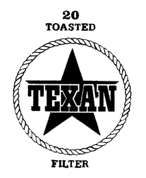 TEXAN 20 TOASTED FILTER logo
