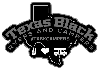 TEXAS BLACK RVERS AND CAMPERS #TXBKCAMPERS logo