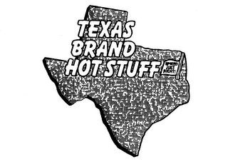 TEXAS BRAND HOT STUFF SPICED JUST RIGHT! logo
