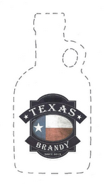 TEXAS BRANDY SINCE 2013 logo