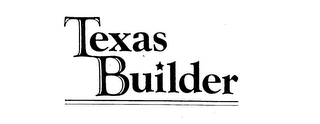 TEXAS BUILDER logo
