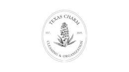 TEXAS CHARM CLEANING & ORGANIZATION EST. 2025 logo