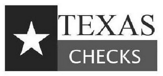 TEXAS CHECKS logo