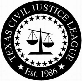 TEXAS CIVIL JUSTICE LEAGUE EST. 1986 logo