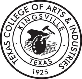 TEXAS COLLEGE OF ARTS & INDUSTRIES KINGSVILLE TEXAS 1925 logo