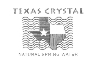 TEXAS CRYSTAL NATURAL SPRING WATER logo