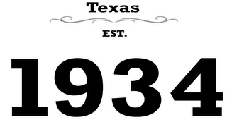 TEXAS EST. 1934 logo