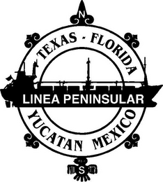 TEXAS-FLORIDA-YUCATAN-MEXICO-LINEA PENINSULAR NS logo