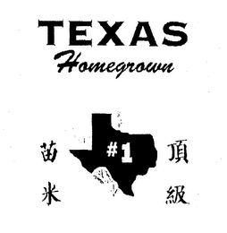 TEXAS HOMEGROWN #1 logo
